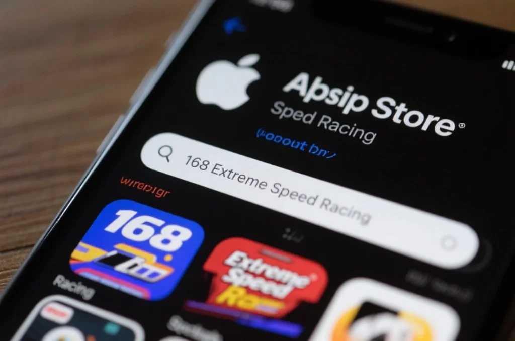 iPhone App Store搜索168极速赛车